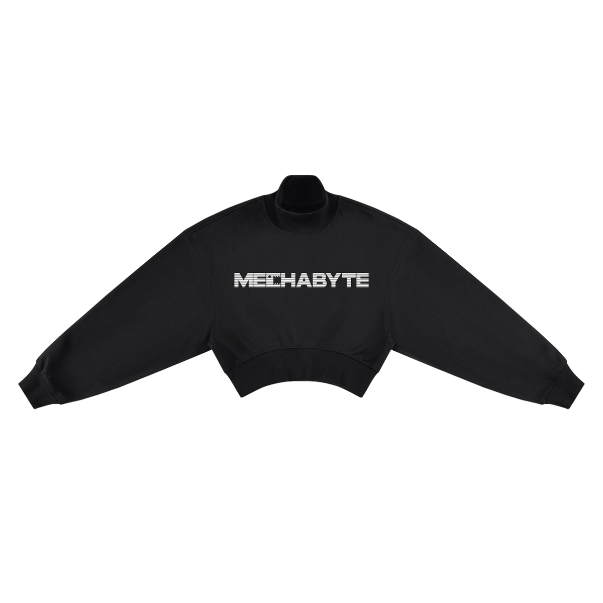 IBM x BYTE {CROP MOCK NECK SWEATSHIRT}