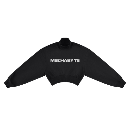 IBM x BYTE {CROP MOCK NECK SWEATSHIRT}